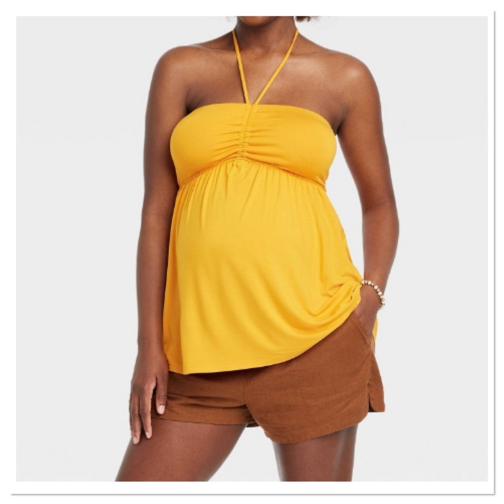 🎉Host Pick🥳🌼 Babydoll Maternity Tank Top Isabel Maternity by Ingrid & Isabel